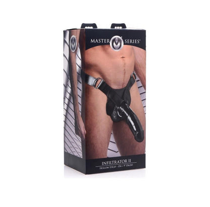 Infiltrator II Hollow Strap-On + 10" Dildo