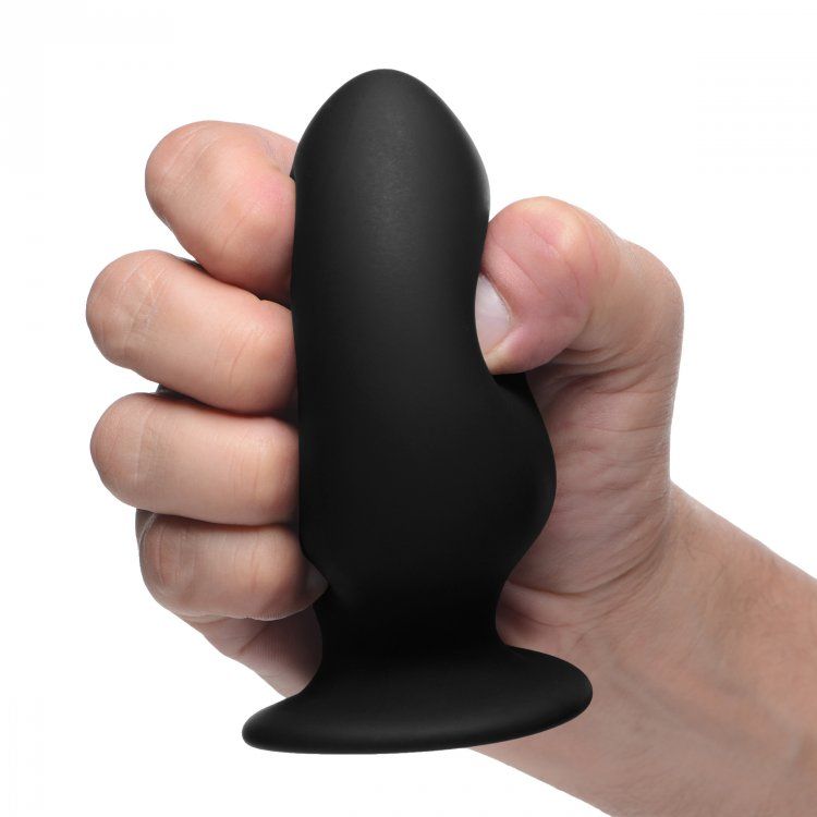 Squeezable Silicone Anal Plug - Medium