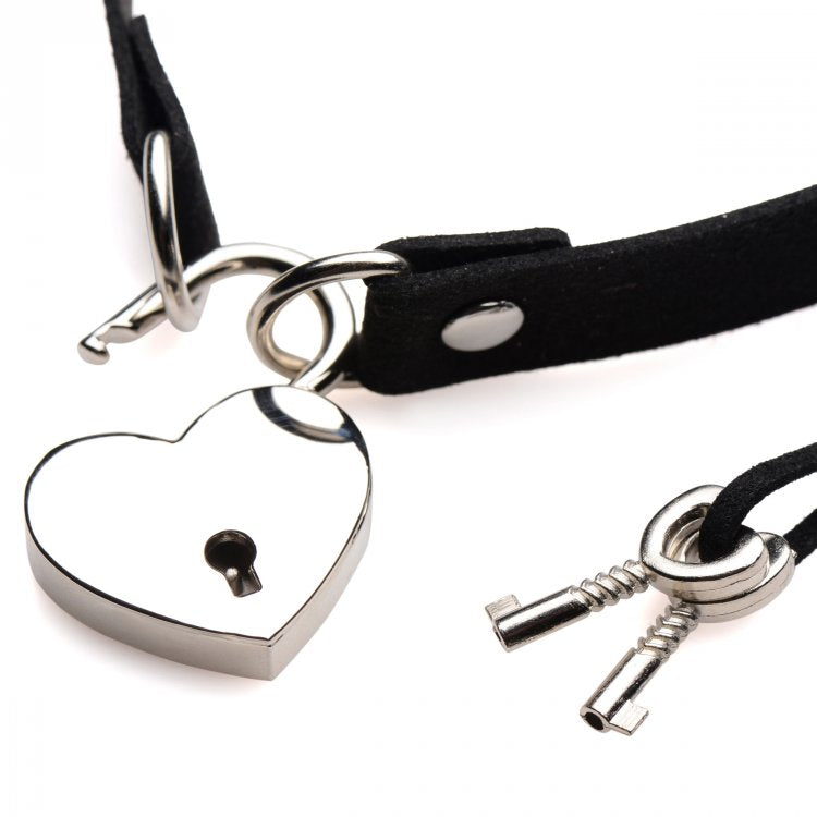 Lock-It Heart Lock and Key Choker