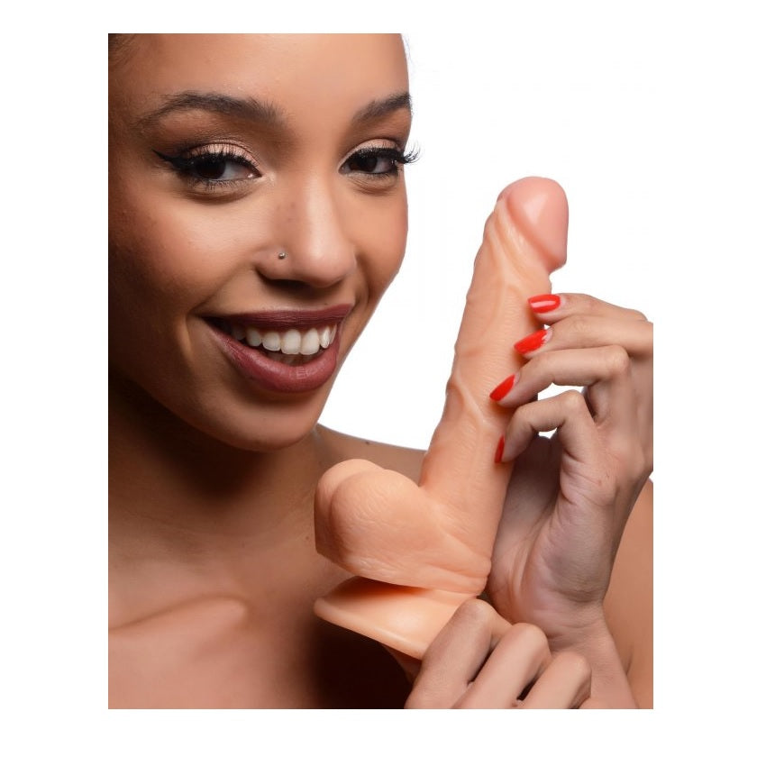 Pop Peckers Dildo With Balls Light (6.5”)