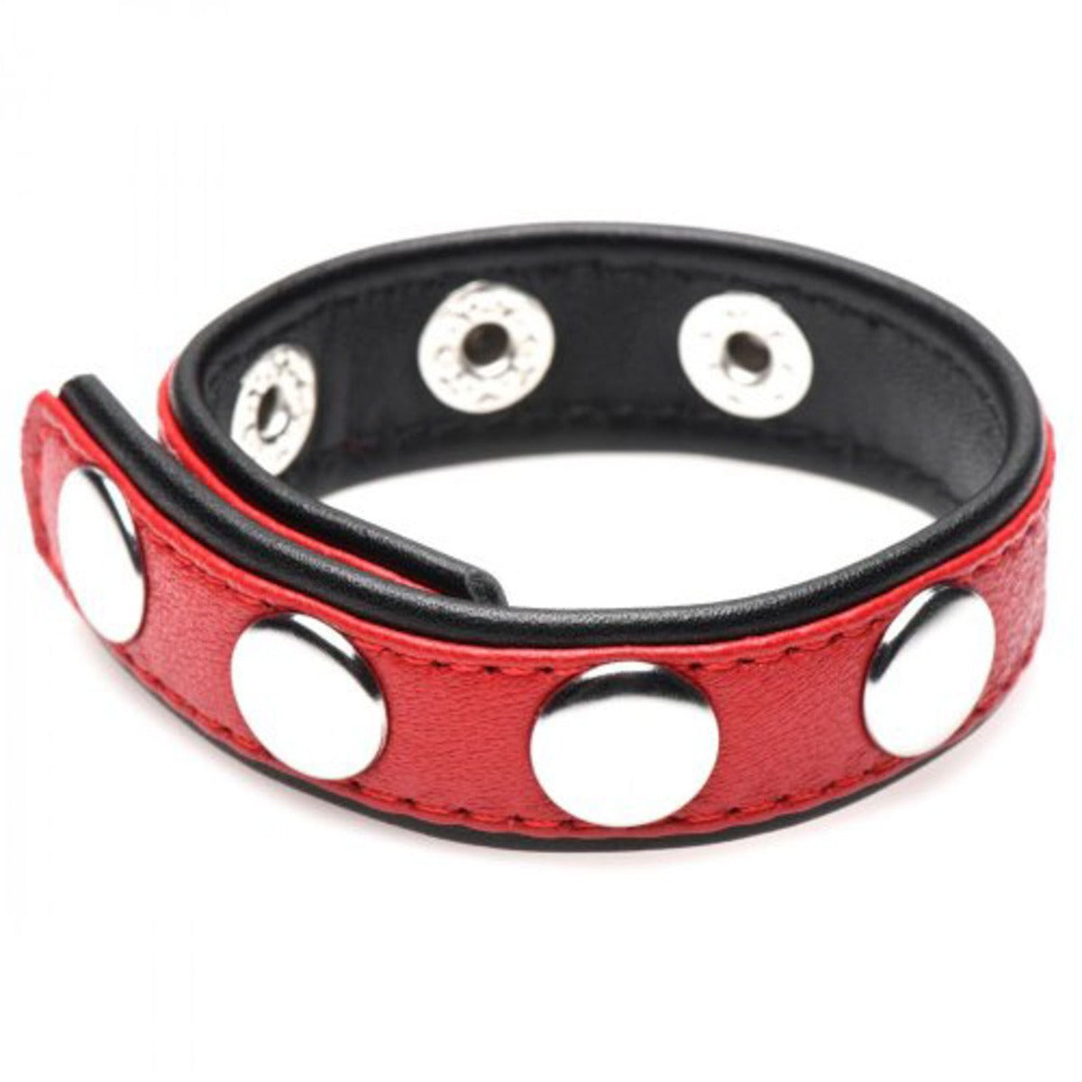 Strict Leather Cock Gear Speed Snap Cock Ring Red