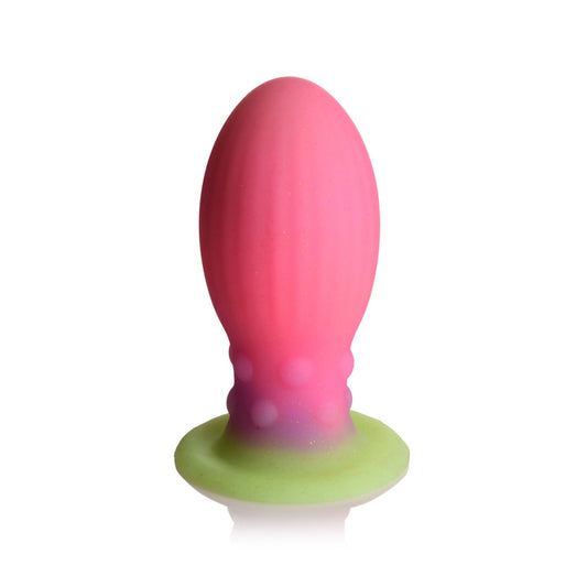 Creature Cocks Xeno Egg Glow in the Dark Silicone Egg Pink Large 4.5 Inch