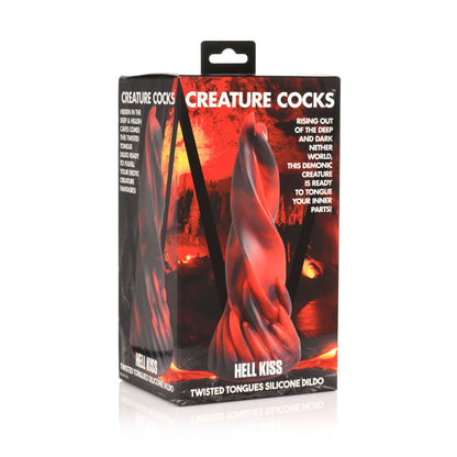 Creature Cocks "Hell Kiss" Twisted Tongues Silicone Dildo