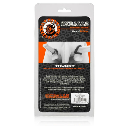 Oxballs Truckt Cock Ring 2 Pack Black