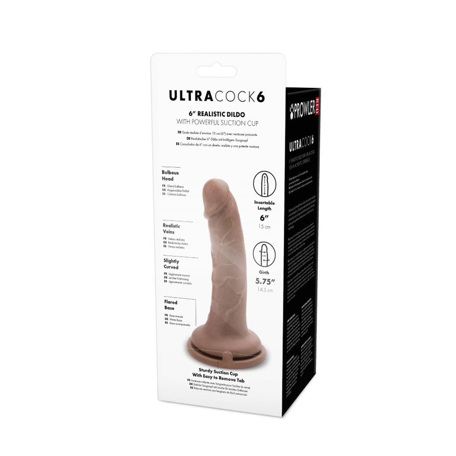 Prowler RED Ultra Cock 6 Dildo - Caramel