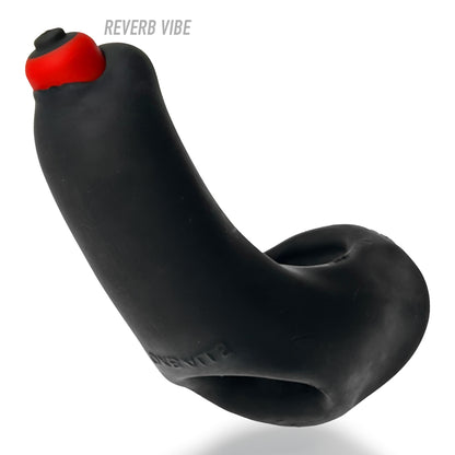 Hunkyjunk Buzzfuck Sling With Taint Vibe Vibrating Cock Sling Tar Ice