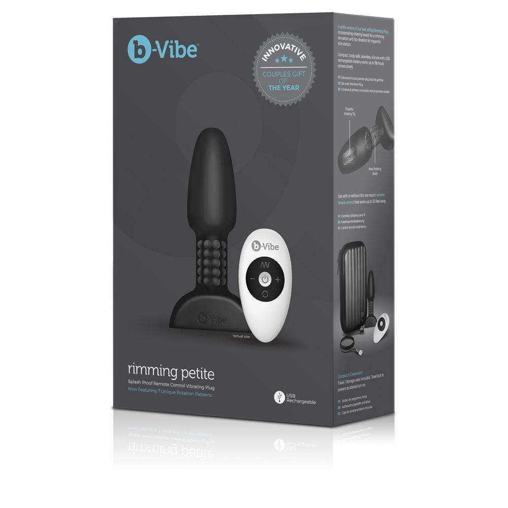 b-Vibe Rimming Petite Black