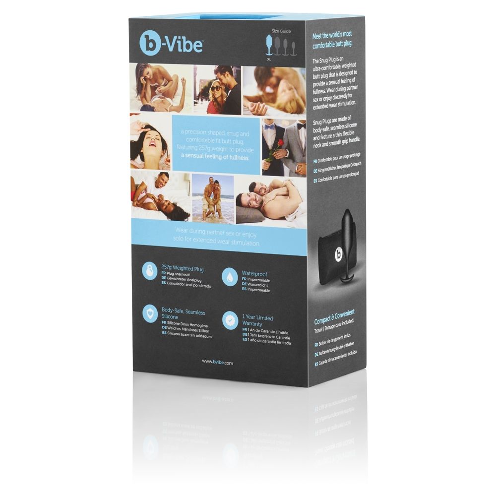 b-Vibe Snug Plug 4 Black