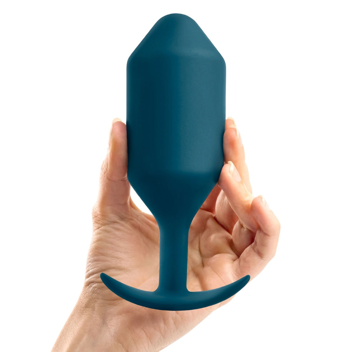 B-Vibe Snug Plug 6 Butt Plug Marine Blue