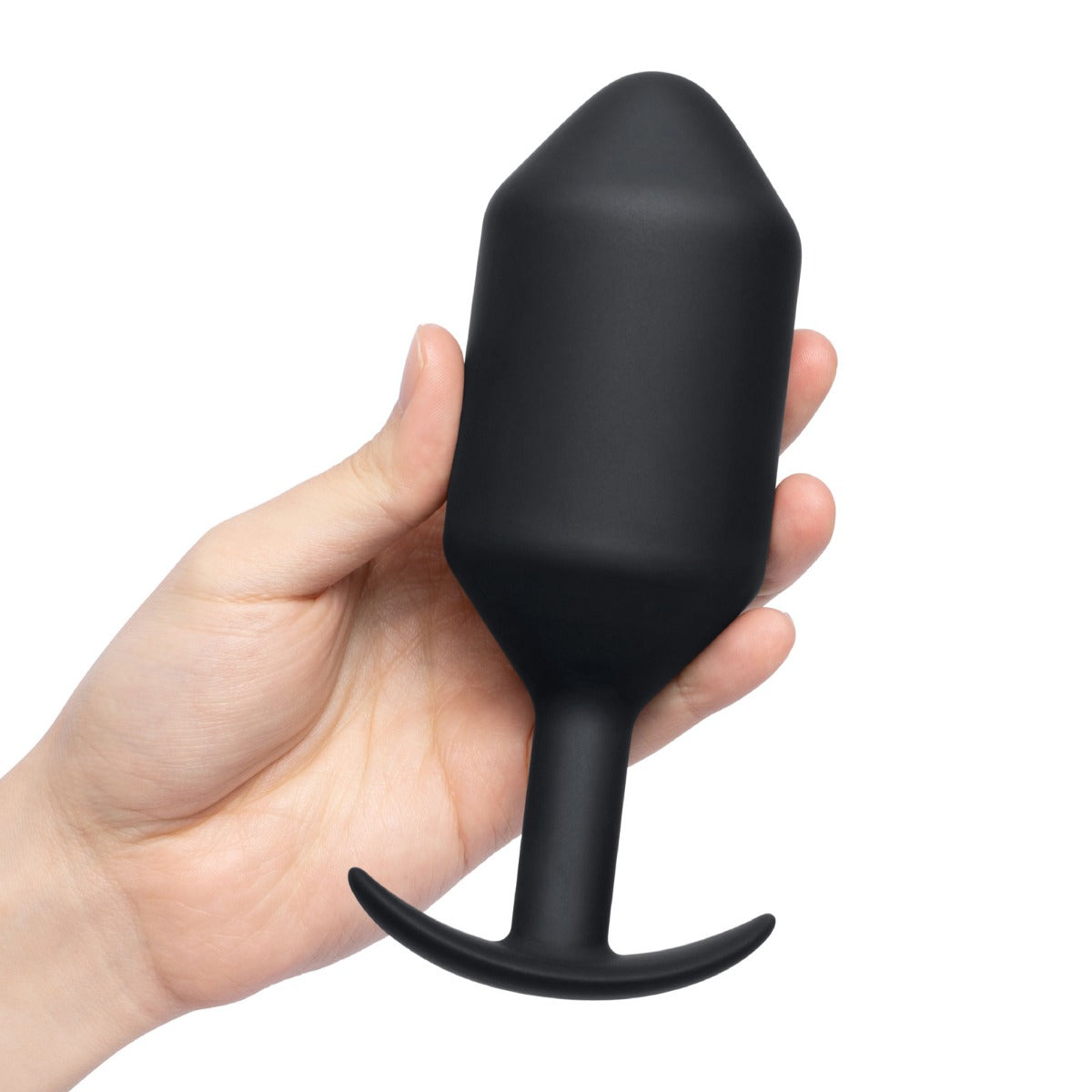 B-Vibe Snug Plug 7 Weighted Butt Plug Black