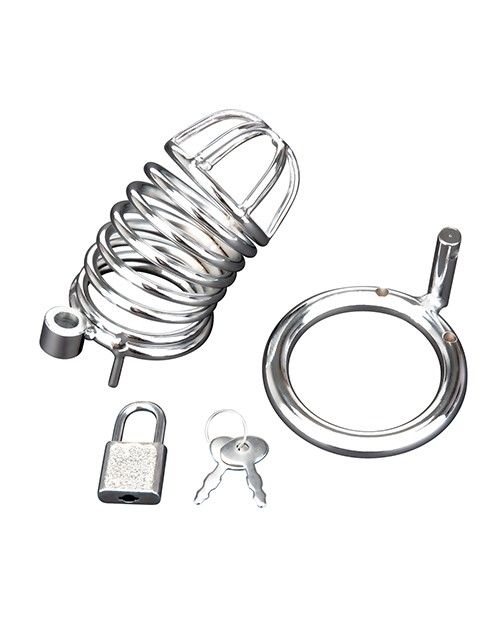 Deluxe Chastity Cage Silver