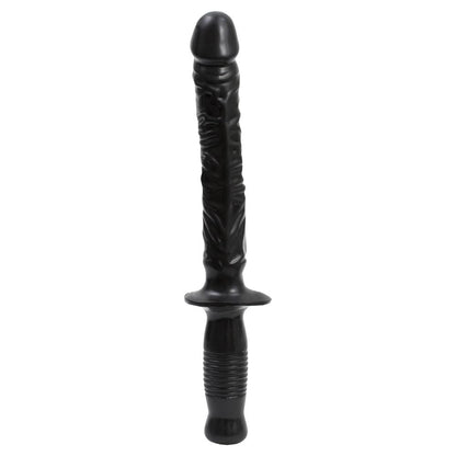 Doc Johnson Classic Man Handler Dildo Black 14.5in