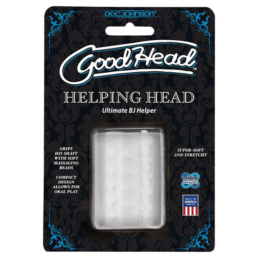 Goodhead Helping Head Mini Stroker Clear