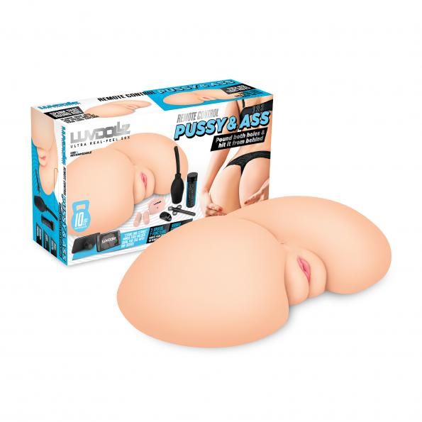 Luvdollz Remote Control Vibrating Butt Flesh