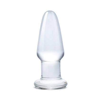 Glas Glass Butt Plug Clear (3.5")