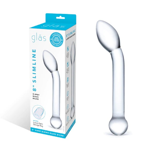 Glas Slimline G-Spot  Transparent (8")