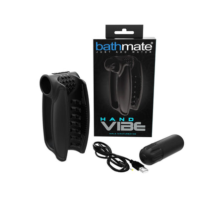 Bathmate Hand Vibe Male Masturbator Black