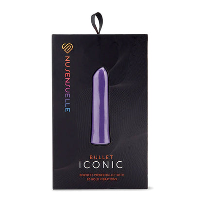 Nu Sensuelle Iconic Bullet Vibrator Deep Purple 3.5 Inch