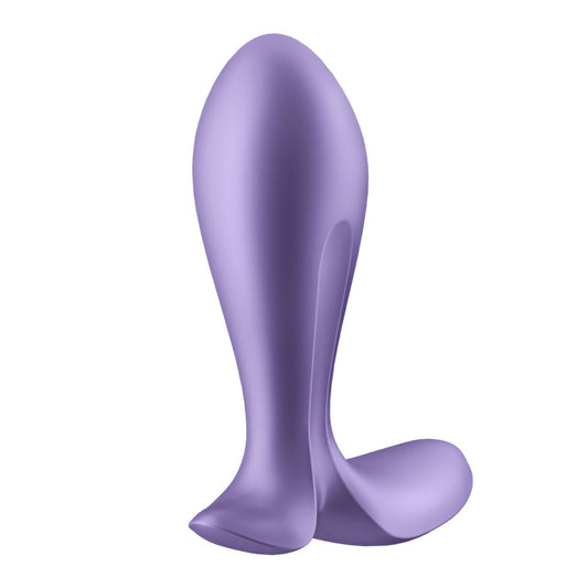 Satisfyer App Enabled Vibrating Intensity Butt Plug Purple