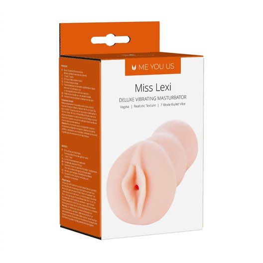 Me You Us Miss Lexi Deluxe Vibrating Realistic Masturbator Flesh