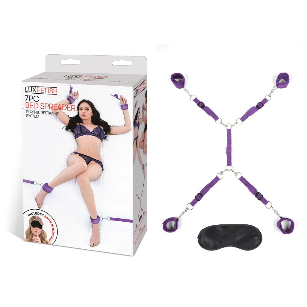 Lux Fetish Bed Spreader Purple