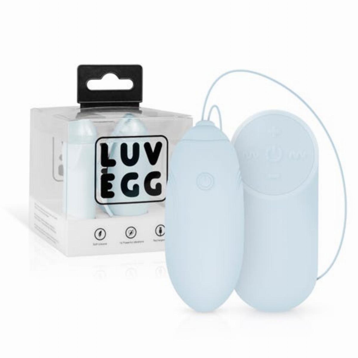 LUV EGG Remote Controlled Vibrating Egg Blue