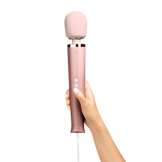 Le Wand Plugin Massager Wand Rose Gold
