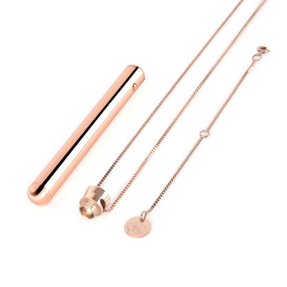 Le Wand Necklace Rechargeable Vibe in Rose Gold