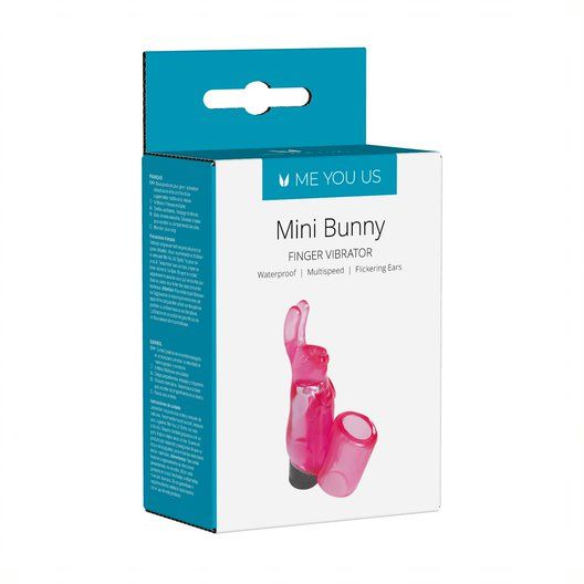 Me You Us Mini Bunny Finger Vibrator Pink