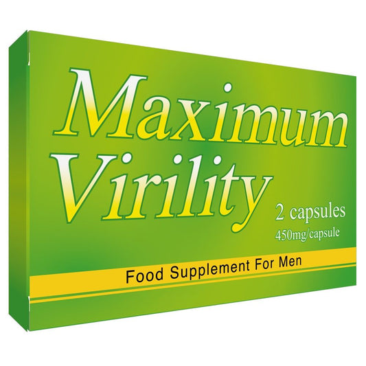 Maximum Virility Food Supplement 2 Pack