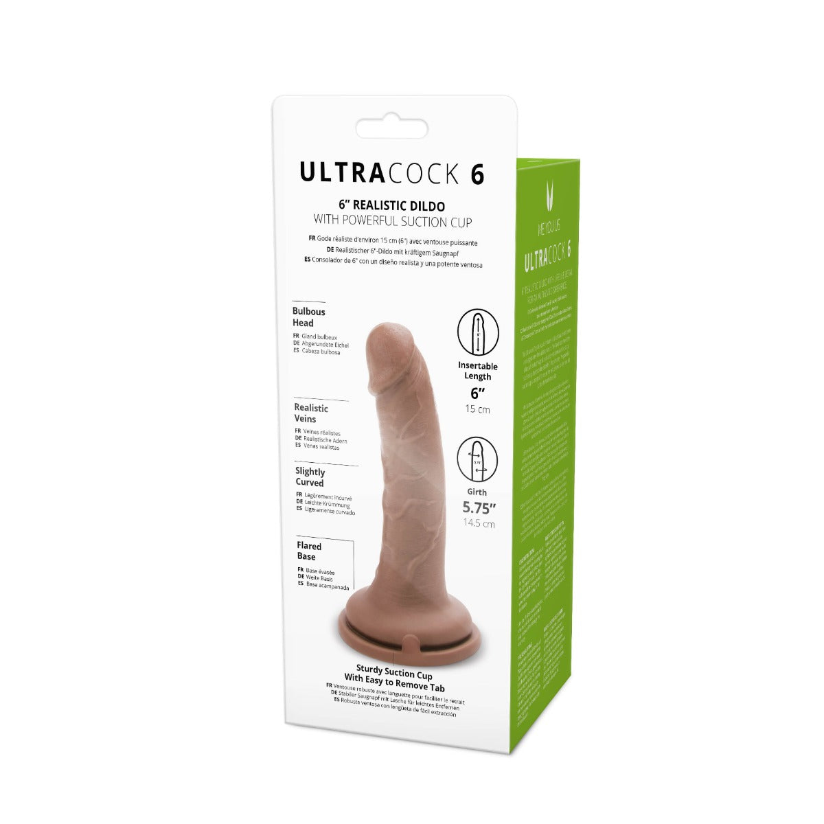 Me You Us Ultra Cock 6" Caramel Realistic Dildo