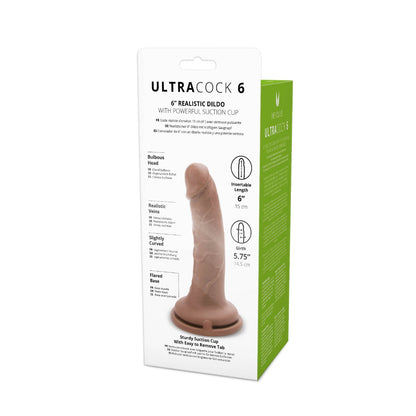 Me You Us Ultra Cock 6" Caramel Realistic Dildo