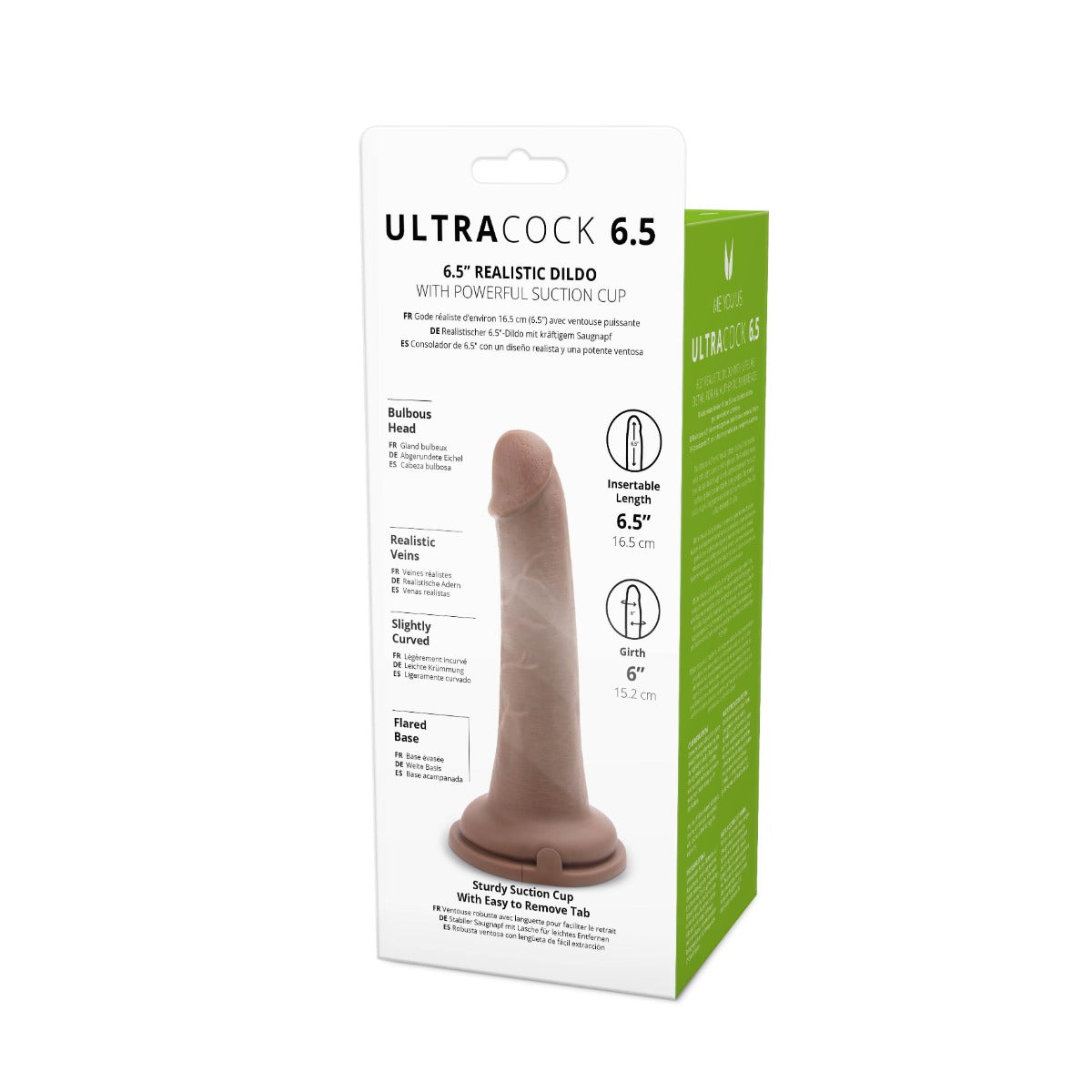 Me You Us Ultra Cock 6.5" Caramel Realistic Dildo