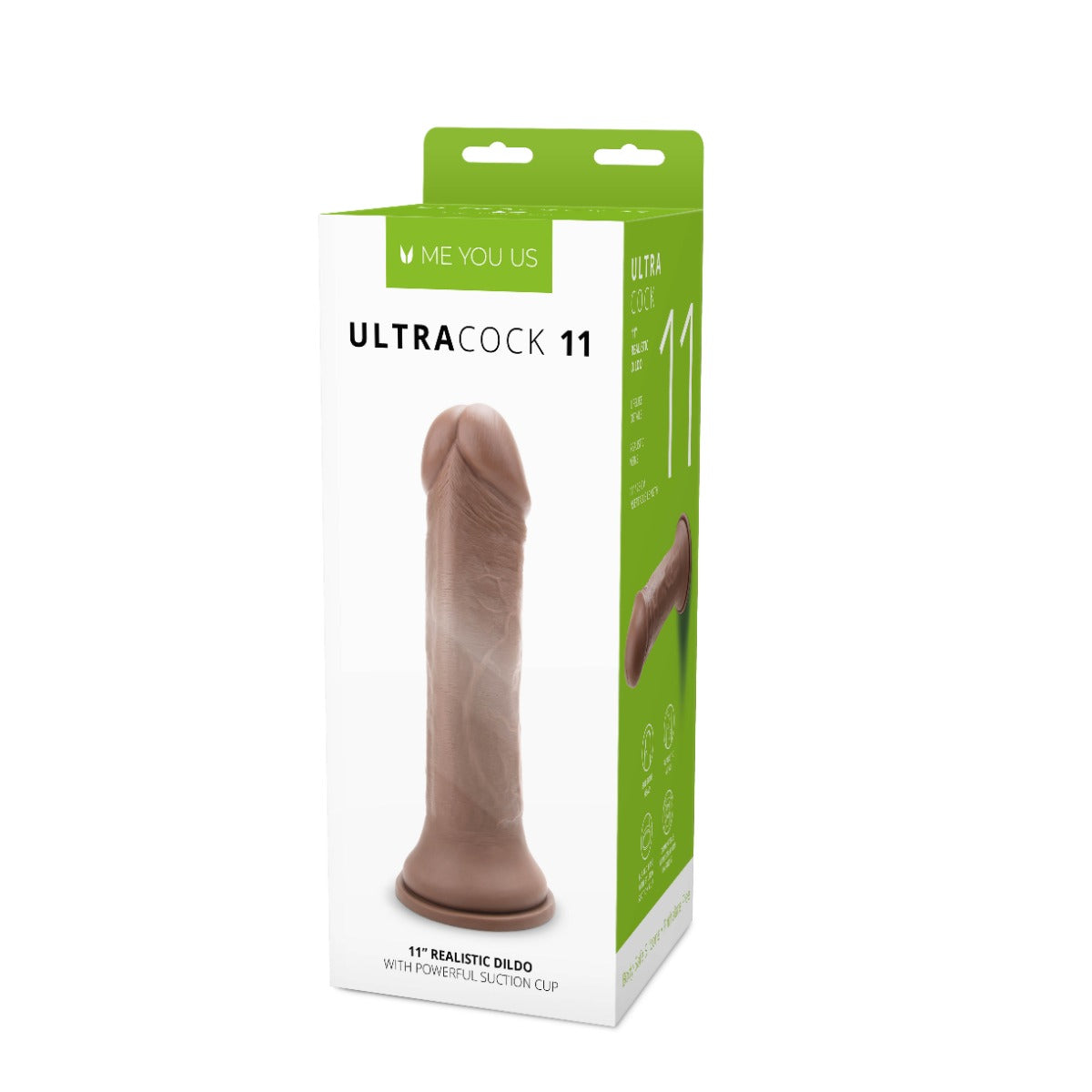 Me You Us Ultra Cock 11" Caramel Realistic Dildo