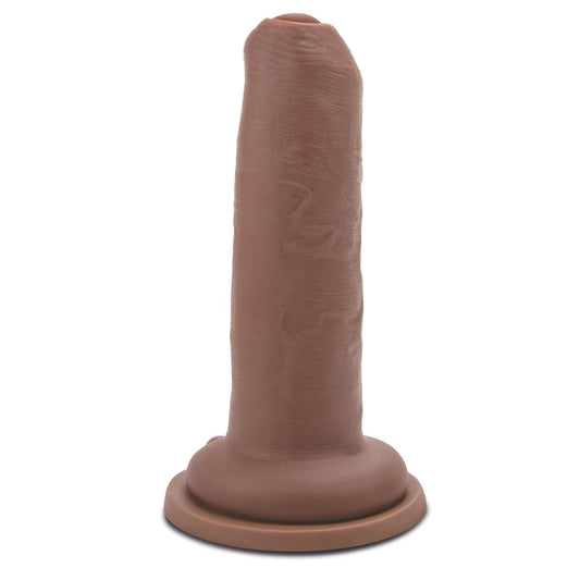 Me You Us Uncut Ultra Cock 6" Caramel Realistic Dildo