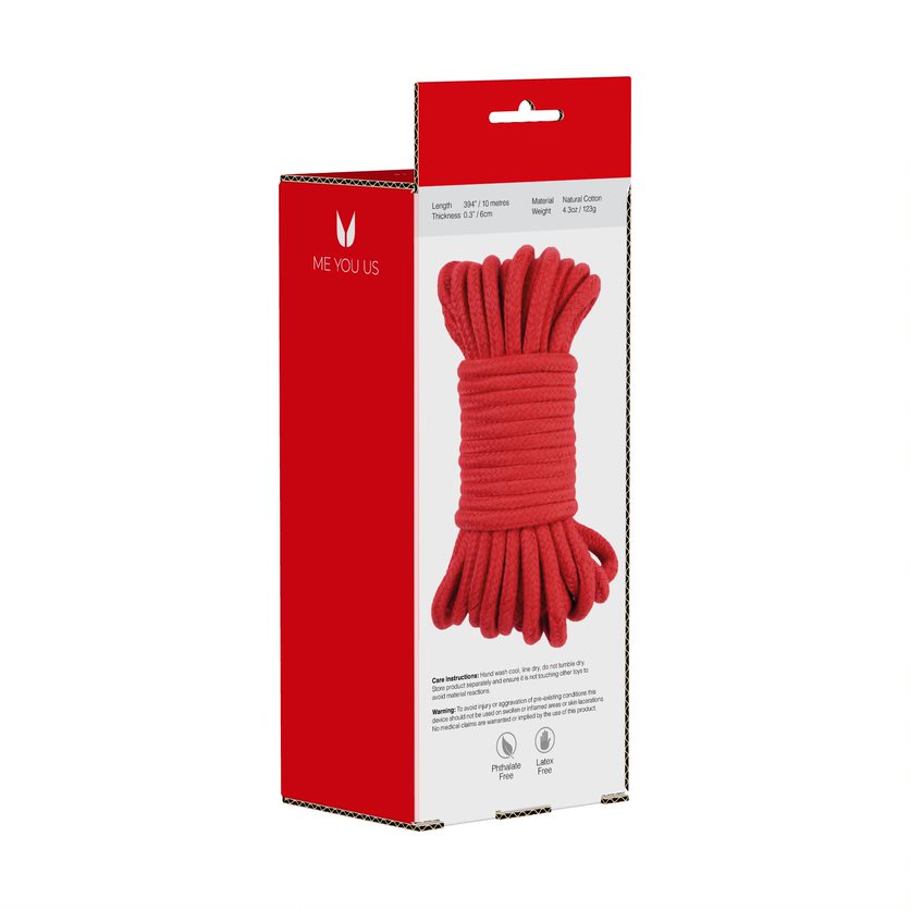 Me You Us Tie Me Up Rope Red 10m