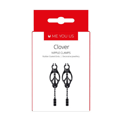 Me You Us Clover Nipple Clamp Black