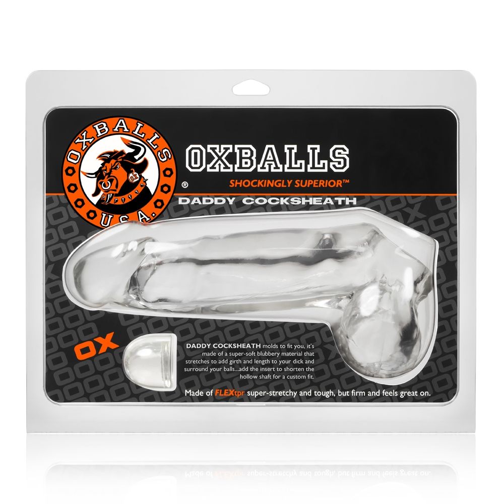 Oxballs Daddy Cock & Ball Sheath Clear