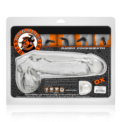 Oxballs Daddy Cock & Ball Sheath Clear