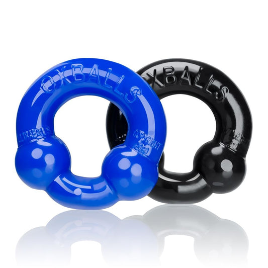 Oxballs Ultraballs Cock Ring 2 Pack Black