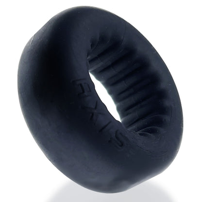 Oxballs Axis Rib Griphold Cockring in Black Ice