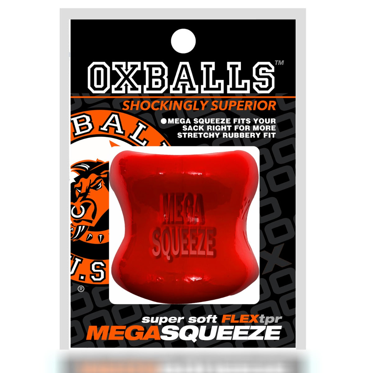 Oxballs Mega Squeeze Ergofit Ballstretcher Red