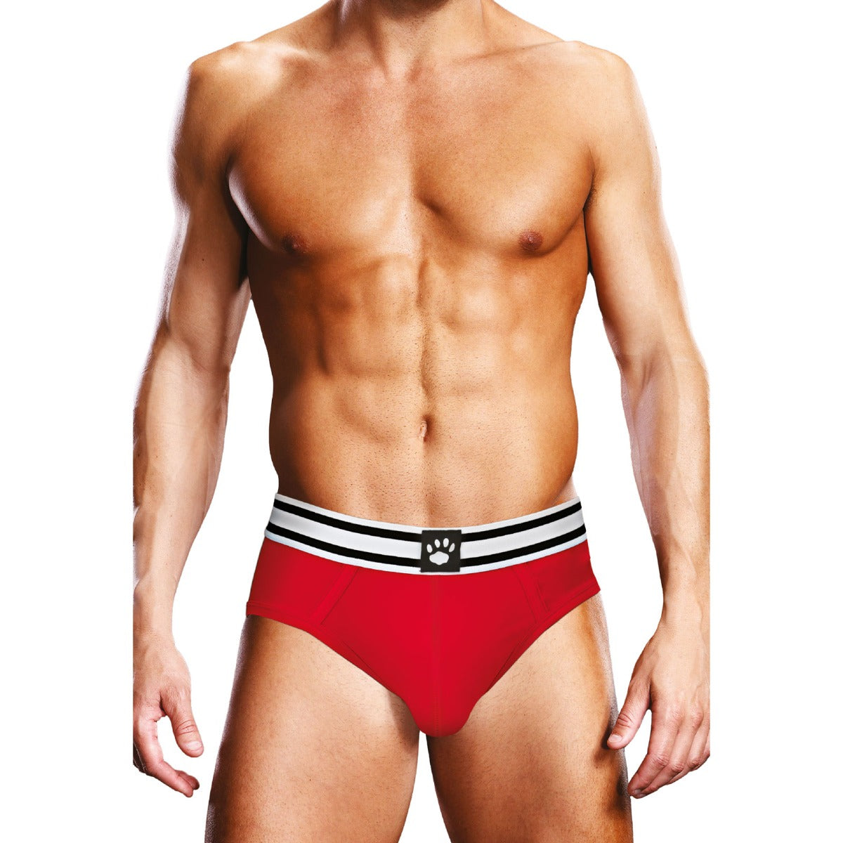 Prowler Red White Open Brief XXL