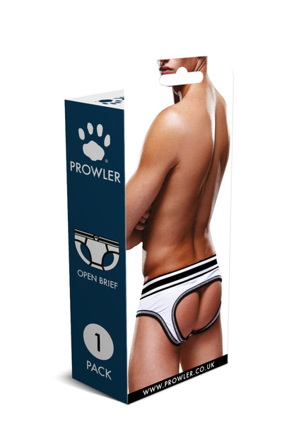 Prowler White/Black Open Brief XSmall