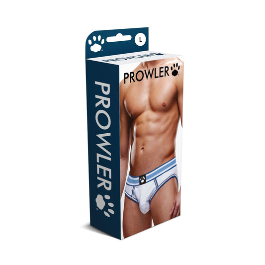 Prowler White/Blue Open Brief XSmall