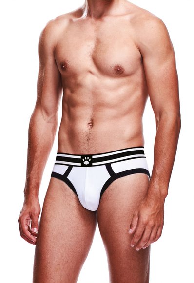 Prowler White/Black Brief Large