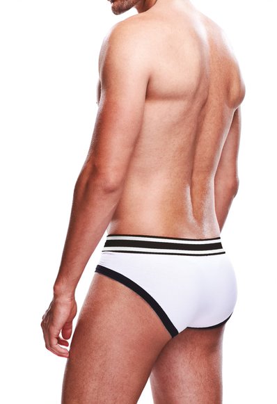 Prowler White/Black Brief Medium