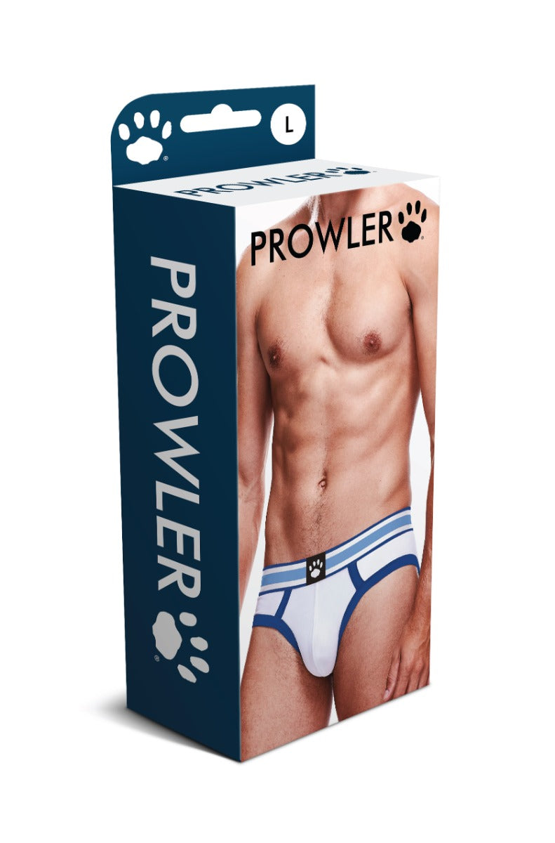 Prowler White/Blue Brief Large