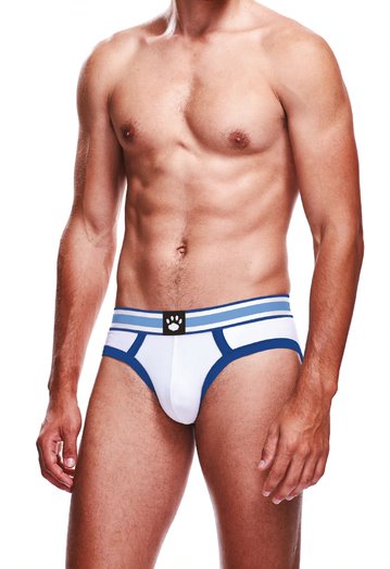 Prowler White/Blue Brief Medium