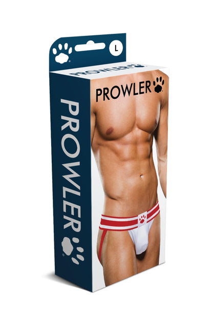 Prowler White/Red Jock Small